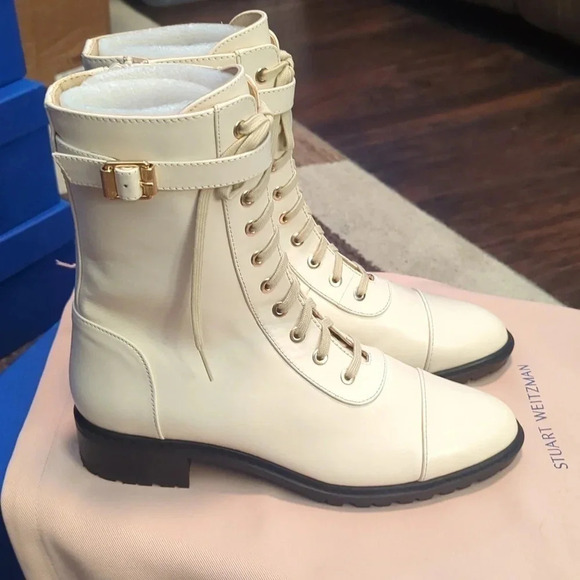 Stuart Weitzman Thalia Combat Bootie (Multiple Sizes Available) - Picture 2 of 8
